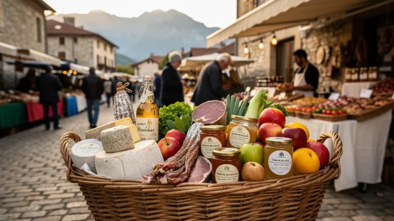 Marché de village ou marché de Pau pour un panier de terroir béarnais ?