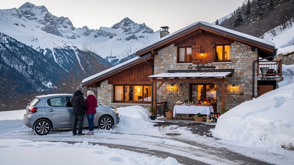 Réservé un gîte d'Ossau sans vérifier l'enneigement de la route d'accès